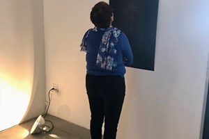 Amina Ahmed, 'Thinking Collections: Open Studios', Artist Studio, Jersey City, New Jersey (14 October 2018). Courtesy Asia Contemporary Art Week.